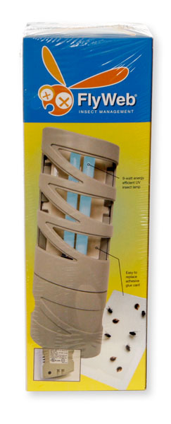 FlyWeb UV Fly/Insect Trap Kit - Indoor Residential & Commercial Areas