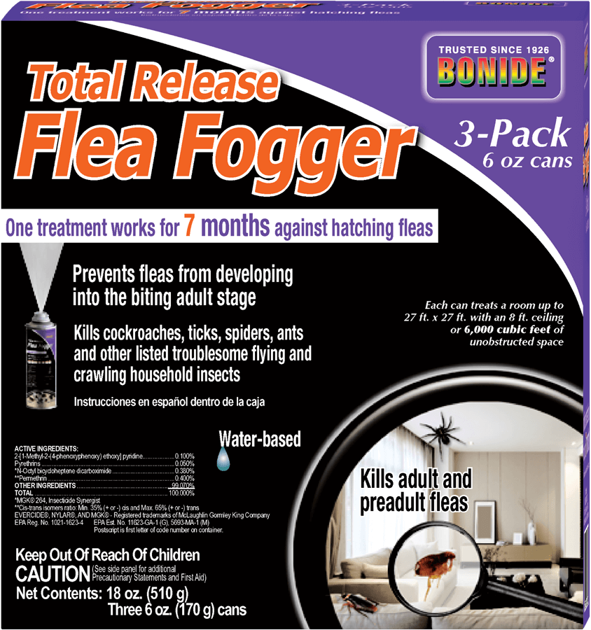 Total Release Flea Fogger 3pk
