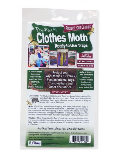 8 x effective Clothes & Carpet Moth Traps 