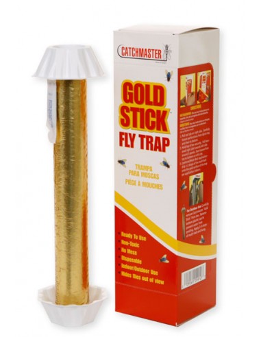 Small Gold Stick Fly Trap by Catchmaster – Speed Exterminating